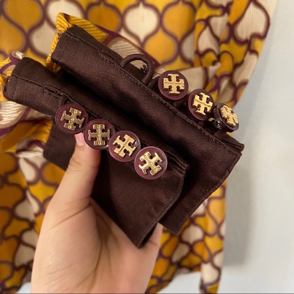 TORY BURCH Silk / Wool Blend long sleeve top - Picture 3 of 4